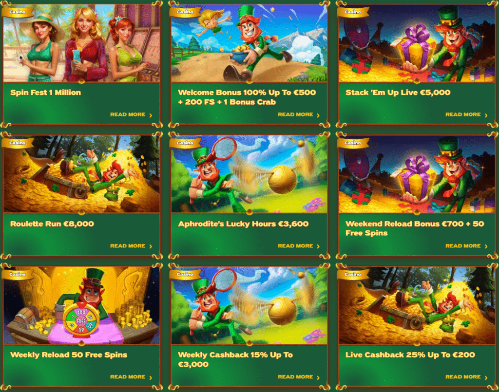 Green Luck Casino Offers