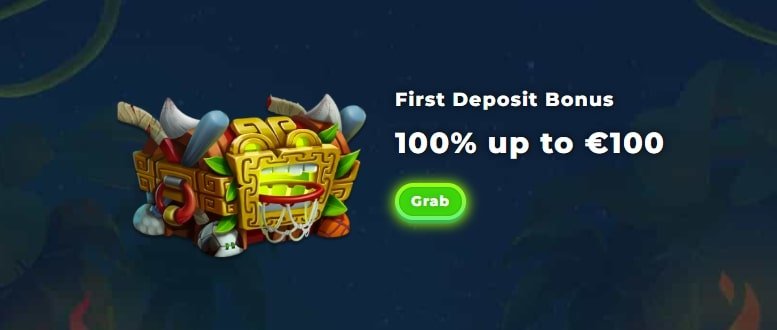 Wazamba Sportsbook Welcome Bonus - 100% up to €100