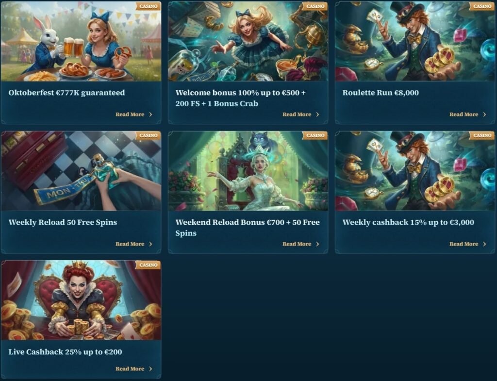 Bet Alice Casino Offers