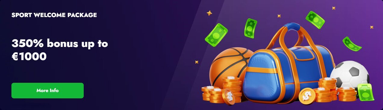 Spinko Sportsbook Welcome Bonus - 100% up to €200