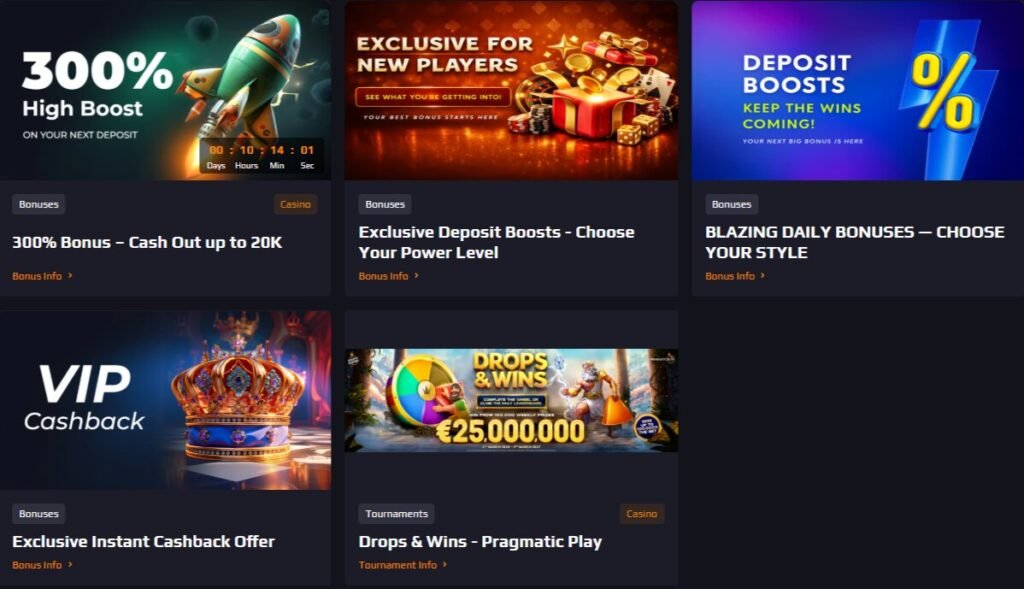 BlazeSpins Casino Promotions – Reload Bonus, Cashback & VIP Rewards