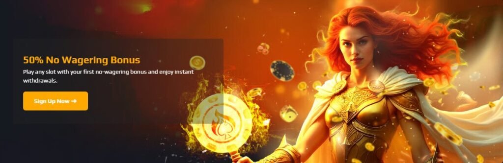 BlazeSpins Casino Welcome Bonus - 50% up to €5000