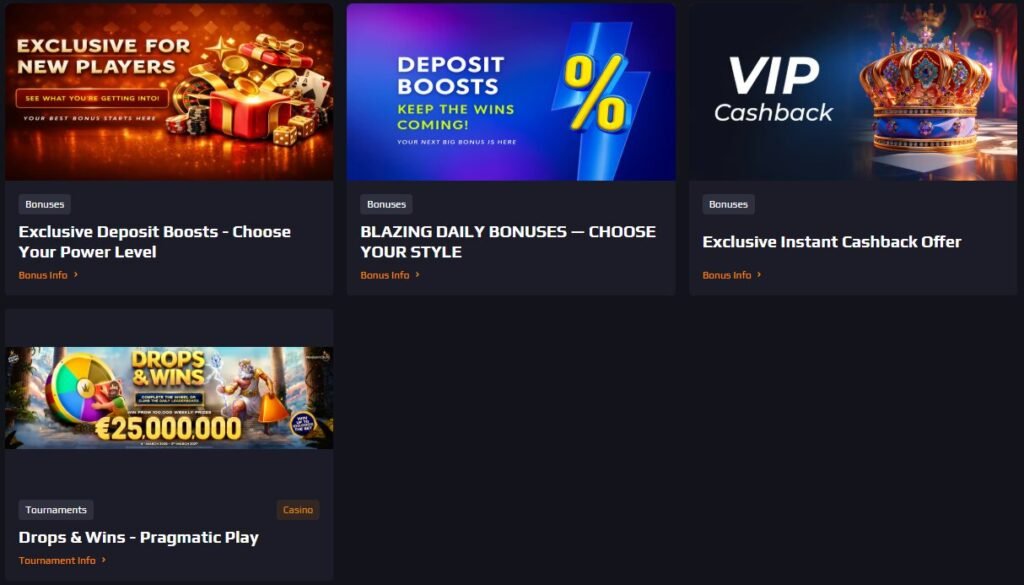 BlazeSpins Casino Promotions – Reload Bonus, Cashback & VIP Rewards